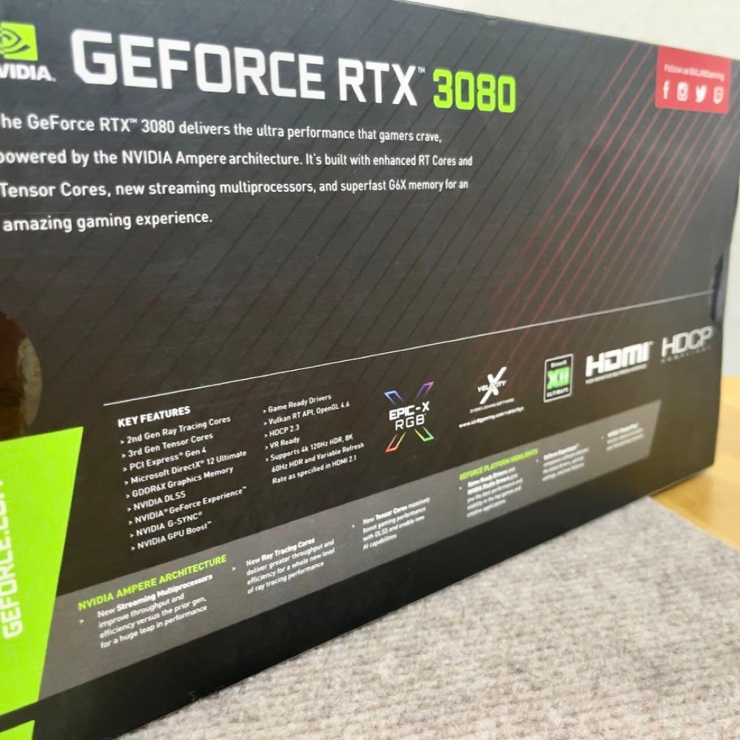 PNY RTX3080 10GB トリプルファン XLR8 RGB