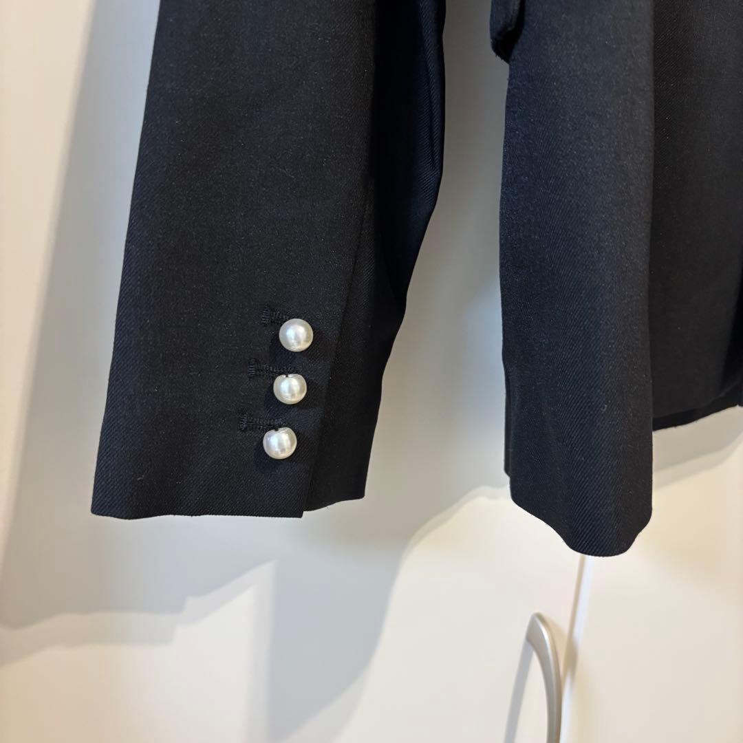 ミッシュマッシュ パールダブルテーラージャケット/MM338501 ブラック