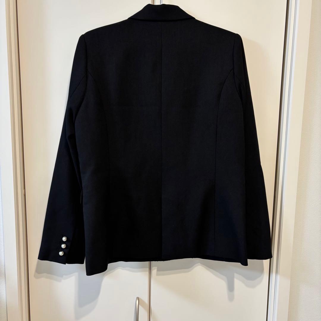 ミッシュマッシュ パールダブルテーラージャケット/MM338501 ブラック