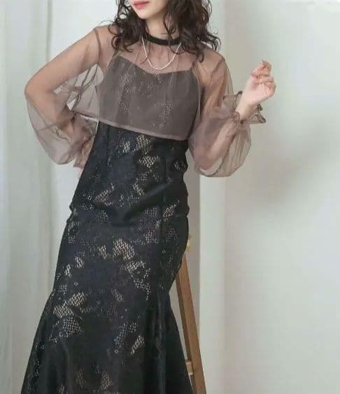 美品 kana カナ チュールボレロセット L ゆったり 大きい パーティー