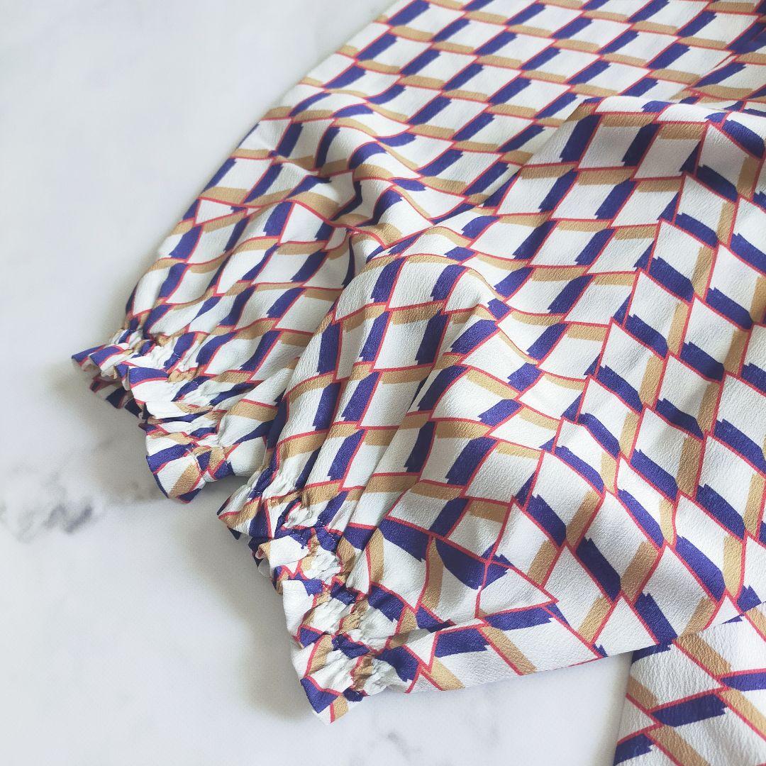 新品未使用　アルアバイル　バイヤスキカPTシャーリングワンピース　総柄　手洗い可