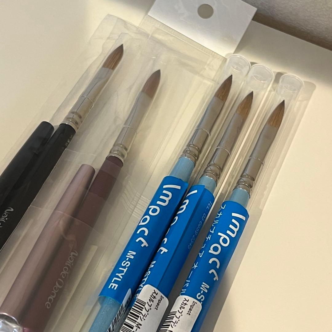 レア！コリンスキー　Impact M-STYLE ネイルデダンス　flat 5本