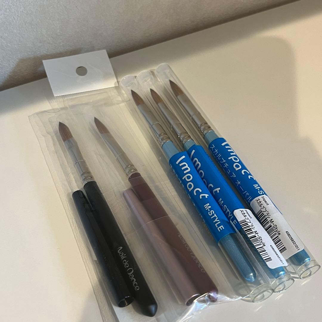 レア！コリンスキー　Impact M-STYLE ネイルデダンス　flat 5本