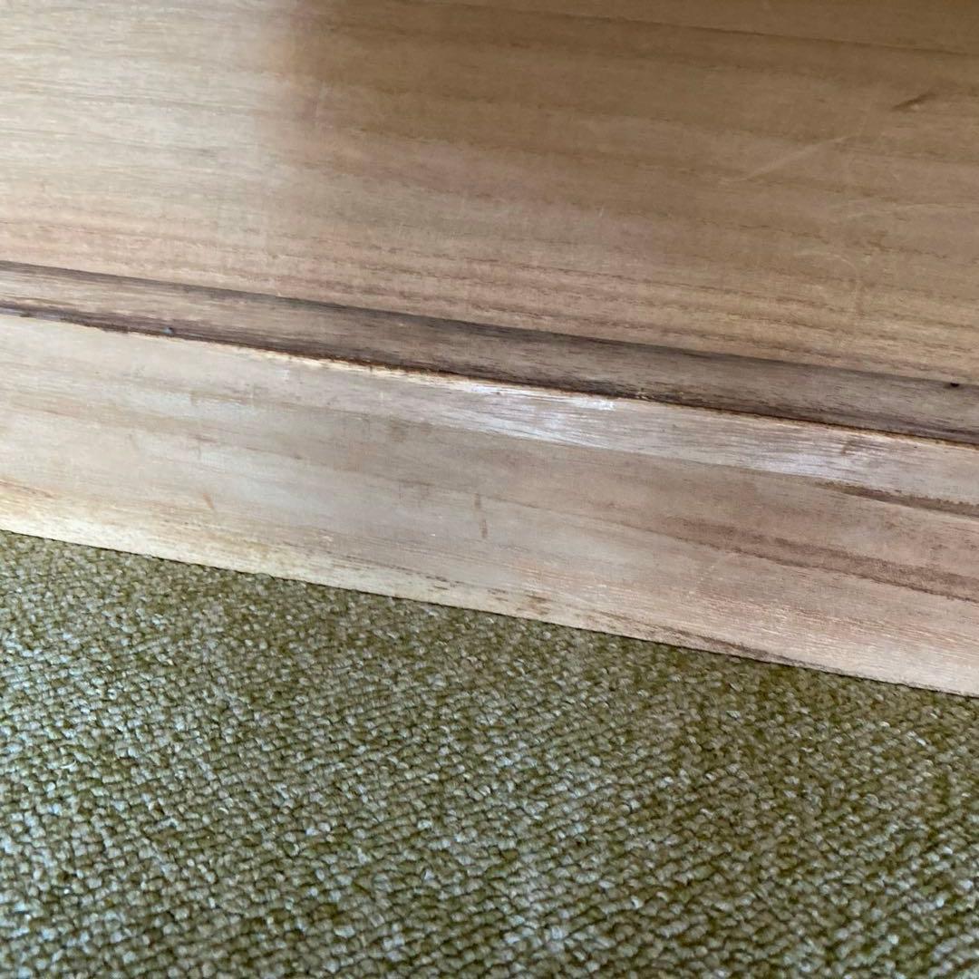 桐ダンス　桐箪笥　昭和　カバー付き　桐タンス