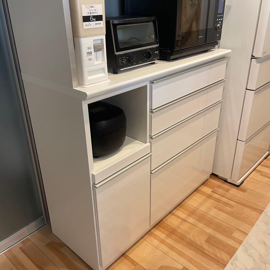 【げんた】食器棚　キッチン　横幅120cm