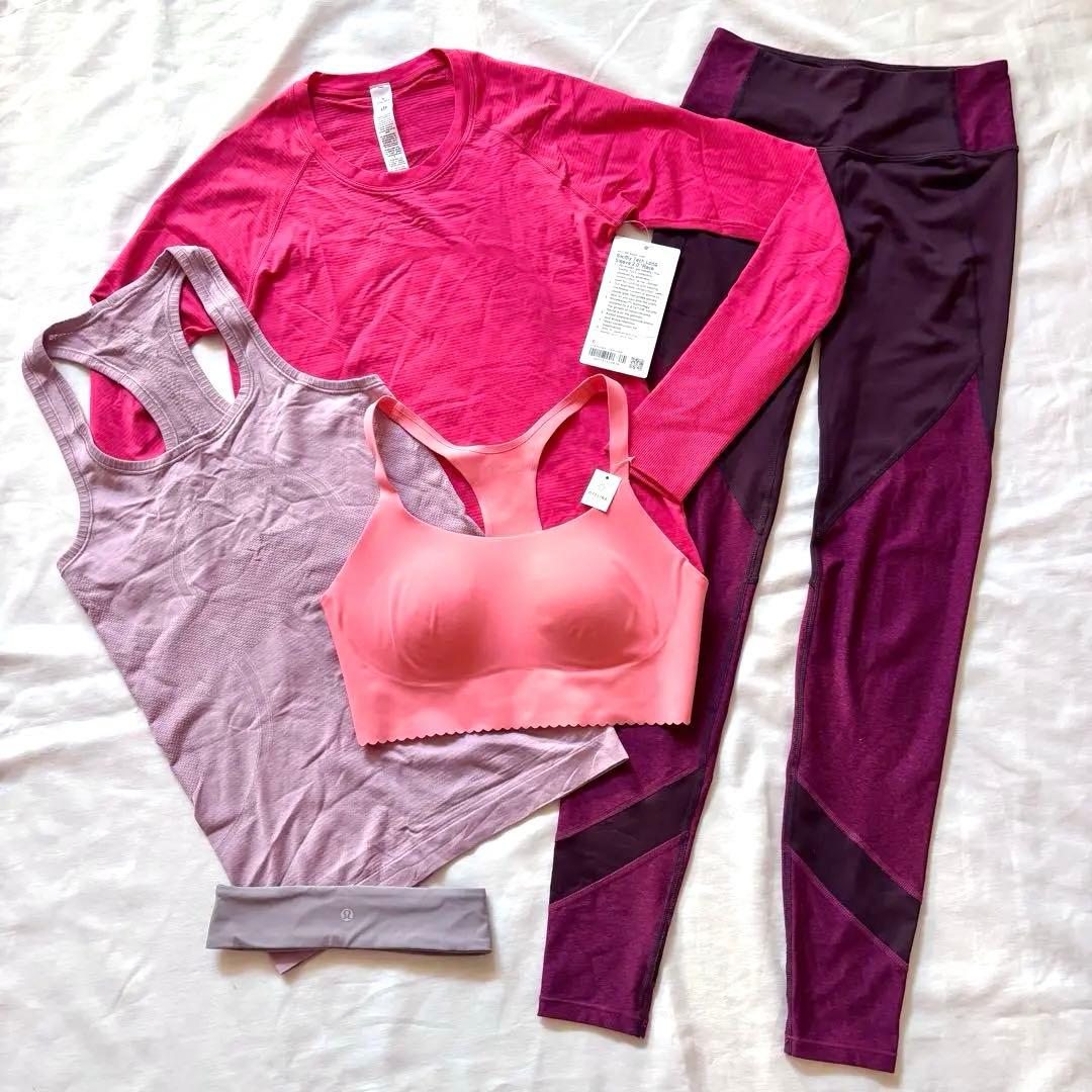 Lululemon スポーツウエア お得なコーデセット Sサイズ相当 5点