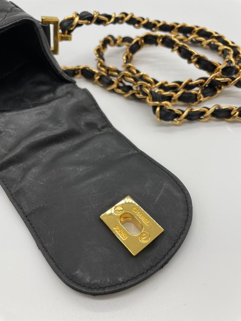 Chanel 折りたたみ傘 黒 晴雨兼用