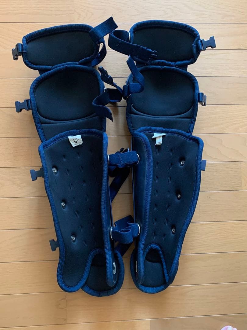 MIZUNO ミズノ　一般軟式　キャッチャー　防具　セット　紺　Mサイズ