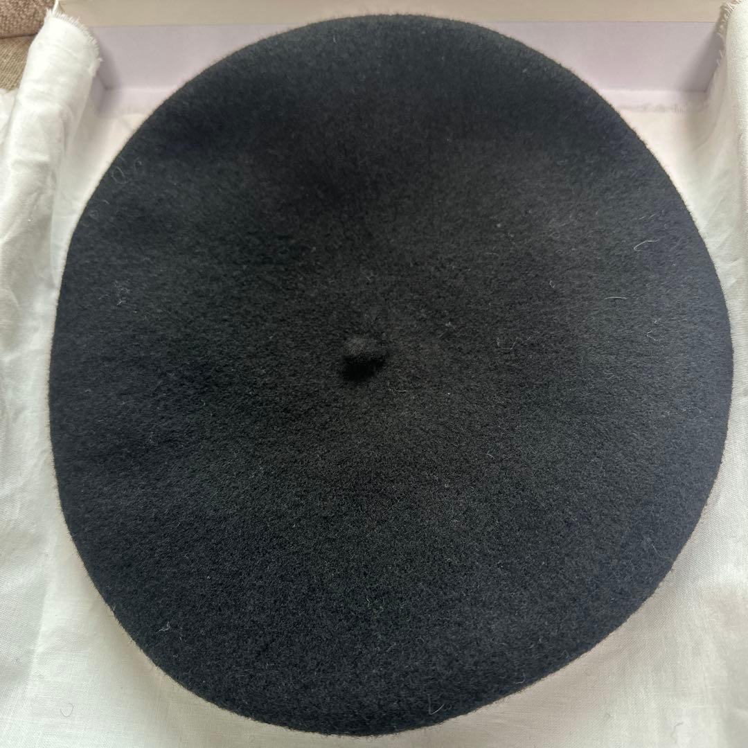 Maisonマルジェラ　ウール ベレー帽 サイズS 黒