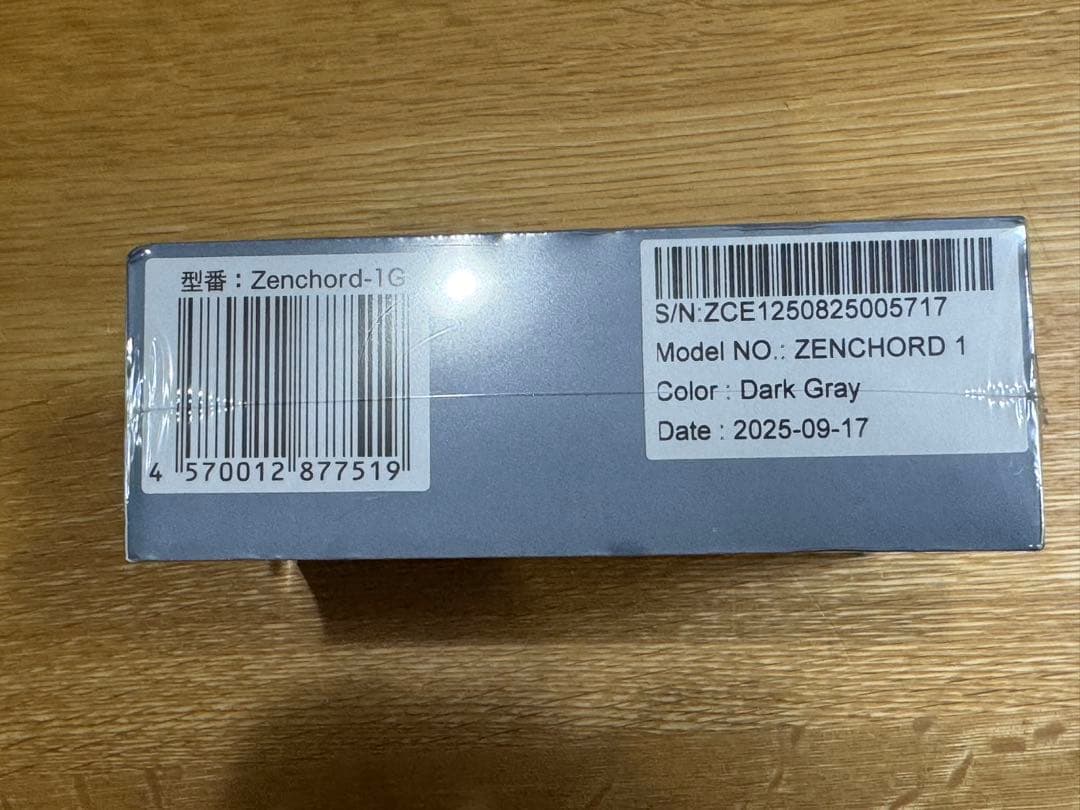 Zenchord 1 ワイヤレスイヤホン AIレコーダー ダークグレー 新品