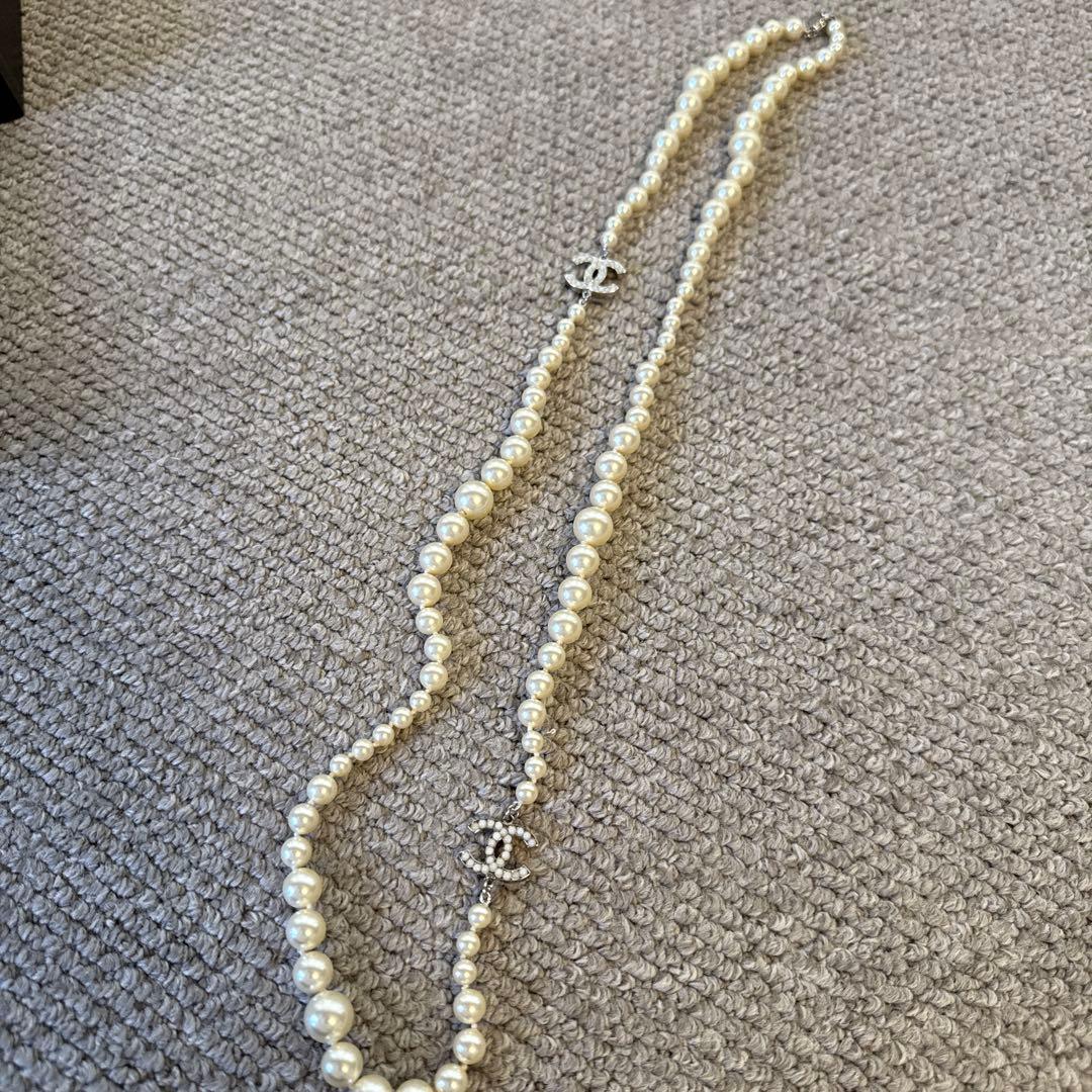 美品　シャネル　ロングネックレス