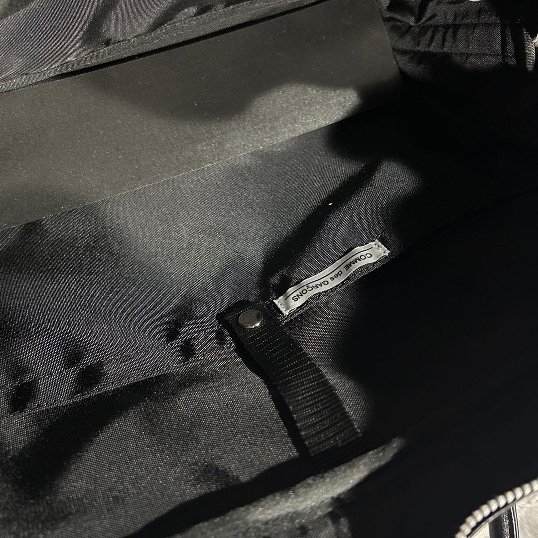 ギャルソン フェイクレザーハンドバッグ スクール ブリーフ 青山 黒