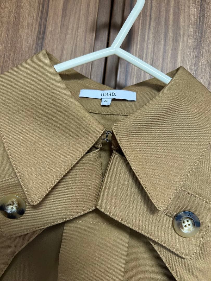 美品★ トレンチショートブルゾン