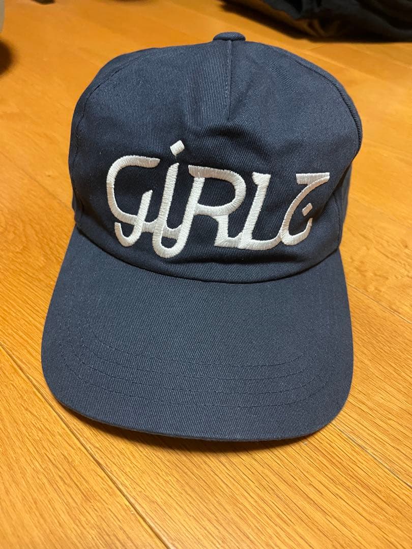 life mania girlz キャップ　ネイビー