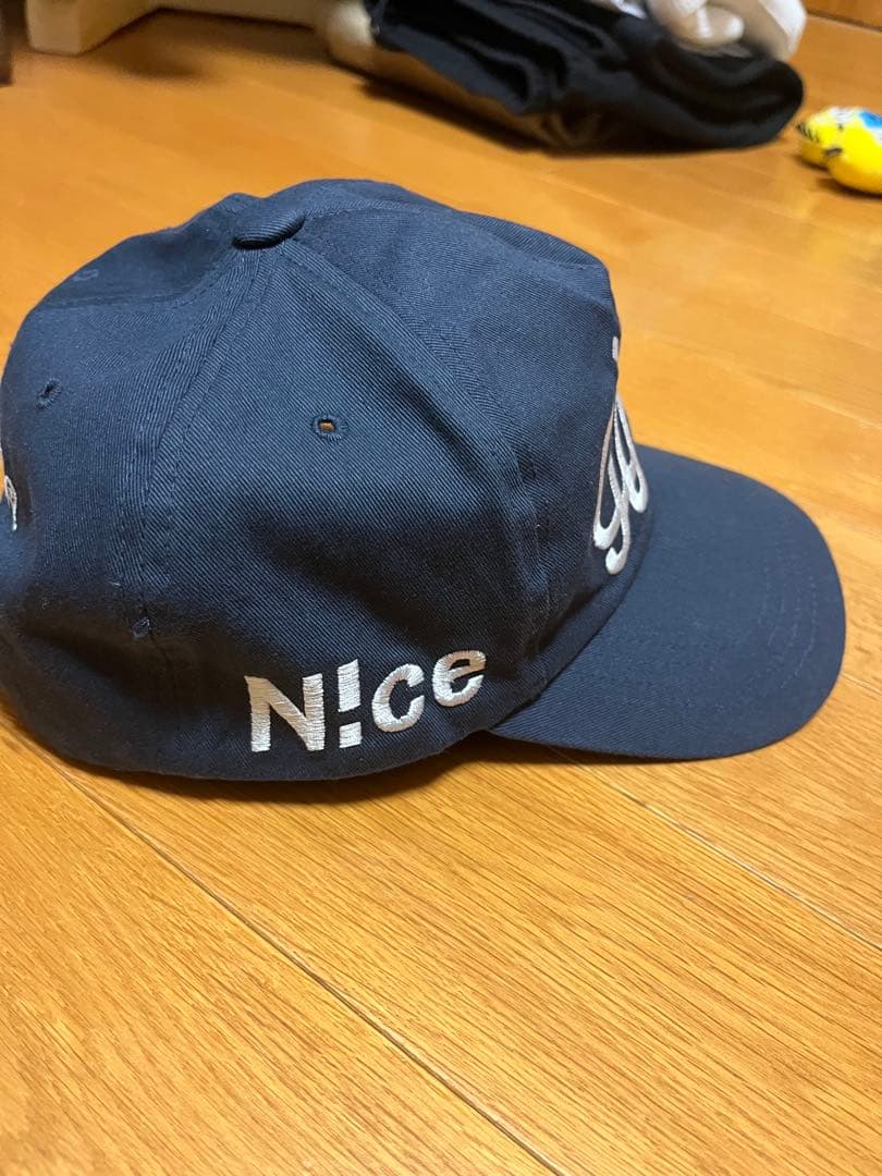 life mania girlz キャップ　ネイビー