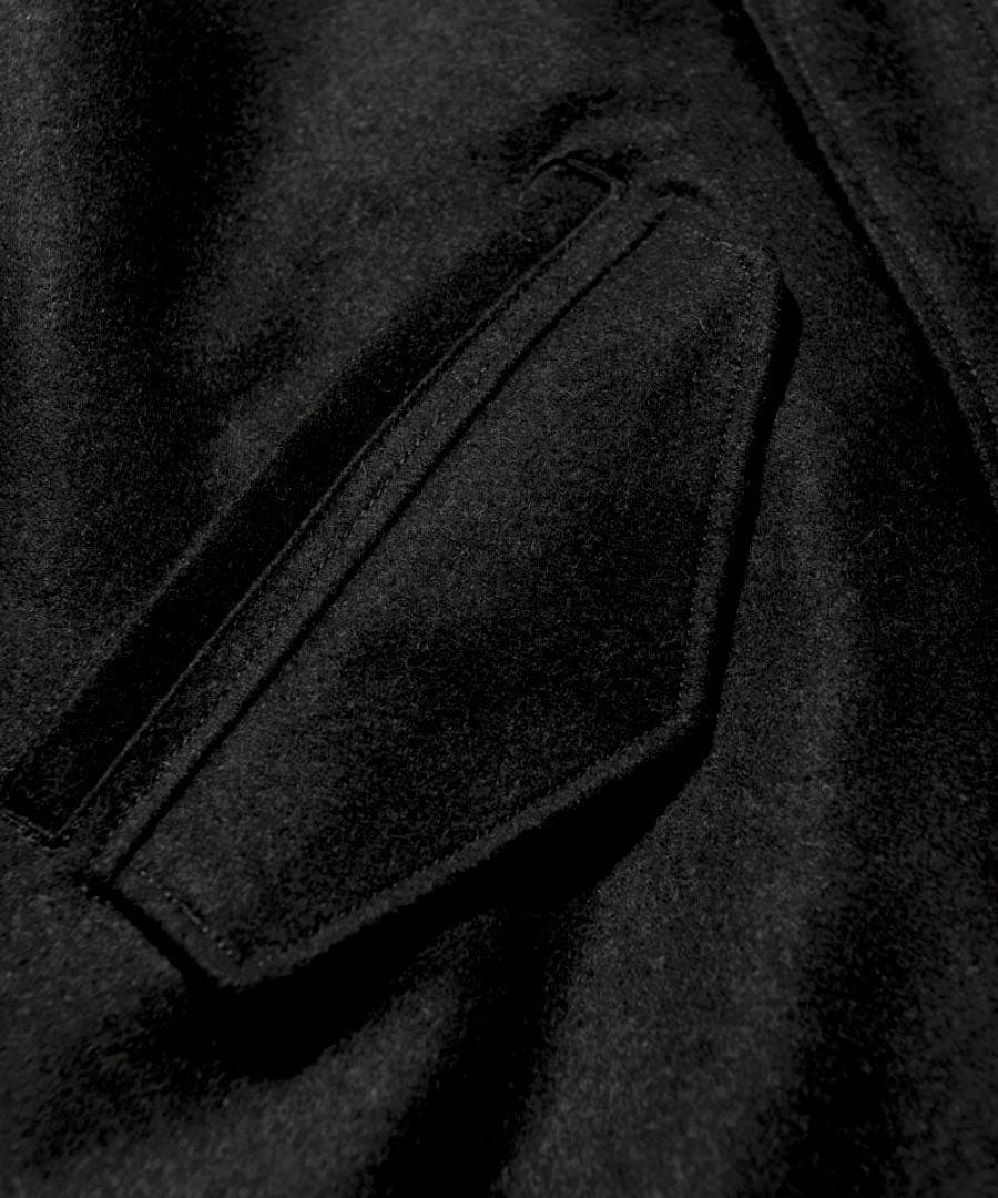 【新品：¥46,200】glamb グラム モッズコート 黒 M 春/秋/冬用