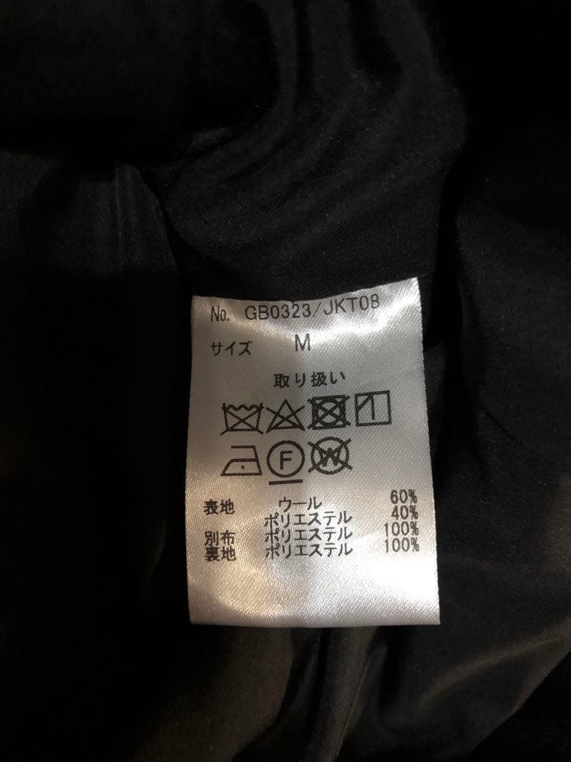 【新品：¥46,200】glamb グラム モッズコート 黒 M 春/秋/冬用