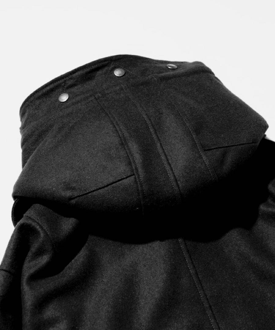 【新品：¥46,200】glamb グラム モッズコート 黒 M 春/秋/冬用