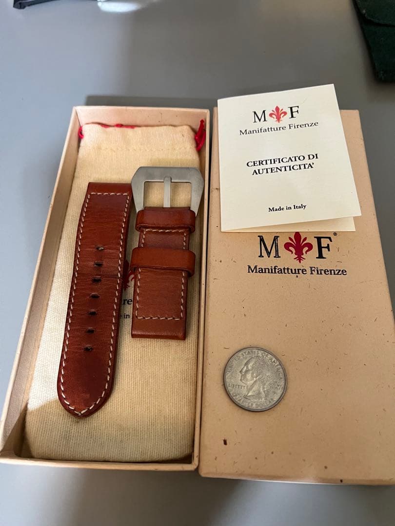値下げ❗️マニファトーレフィレンツェ　パネライ レザーベルト