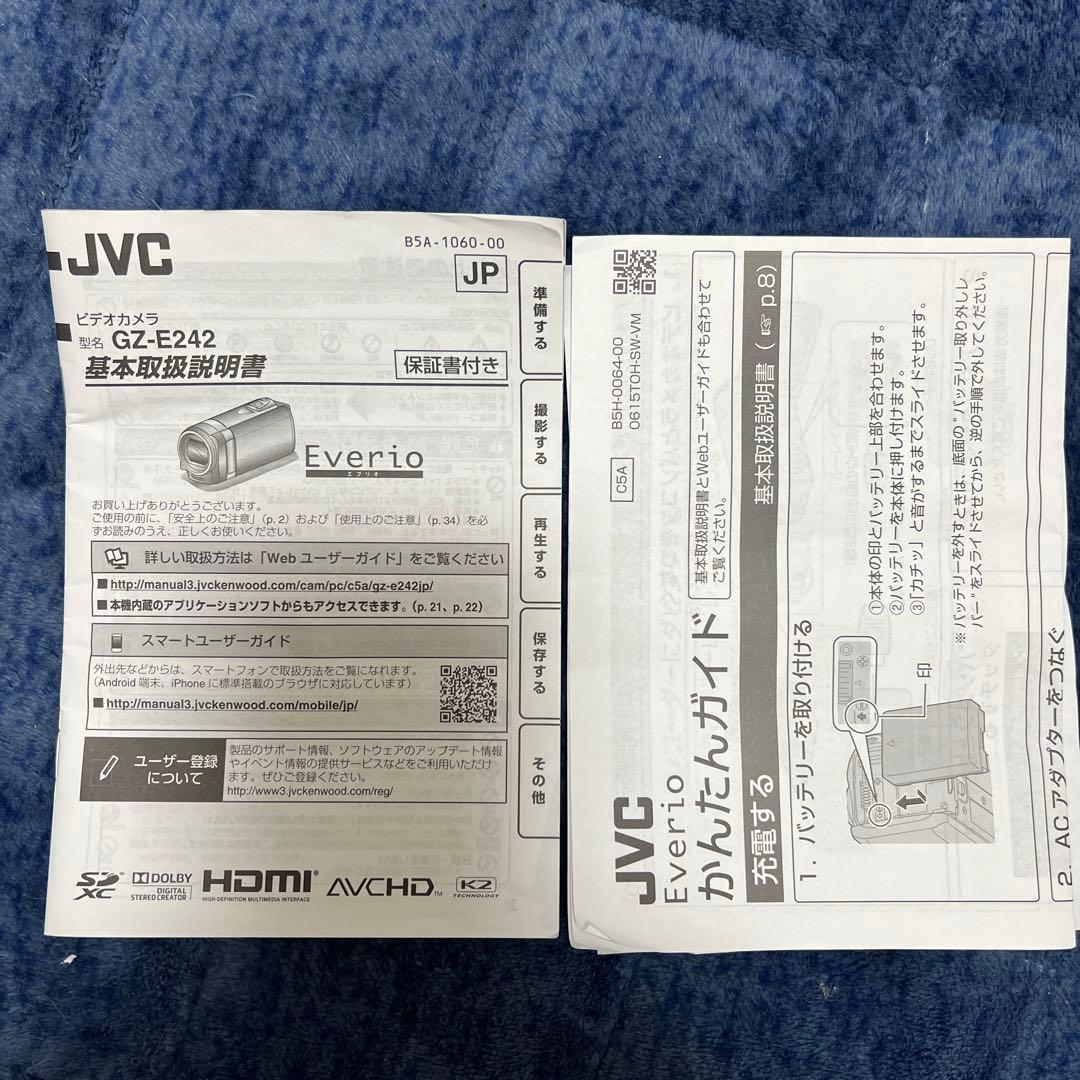 ビデオカメラ JVC GZ-E242