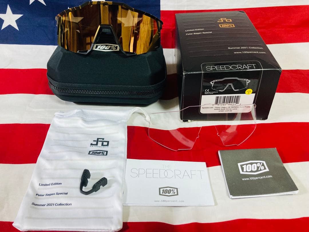 100% サングラス【SPEEDCRAFT PETER SAGAN LE】