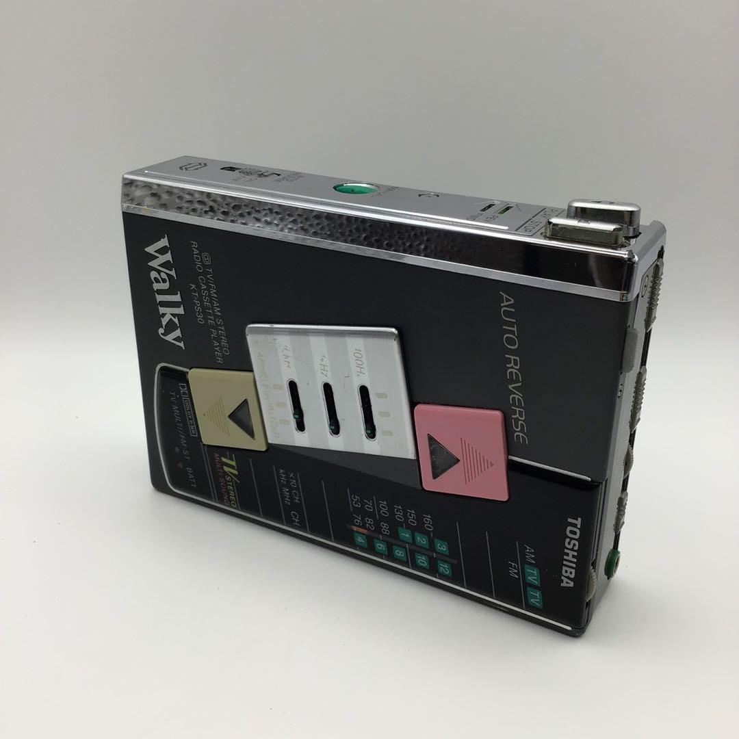 TOSHIBA KT-PS30 ブラック 東芝 Walky カセットプレーヤー