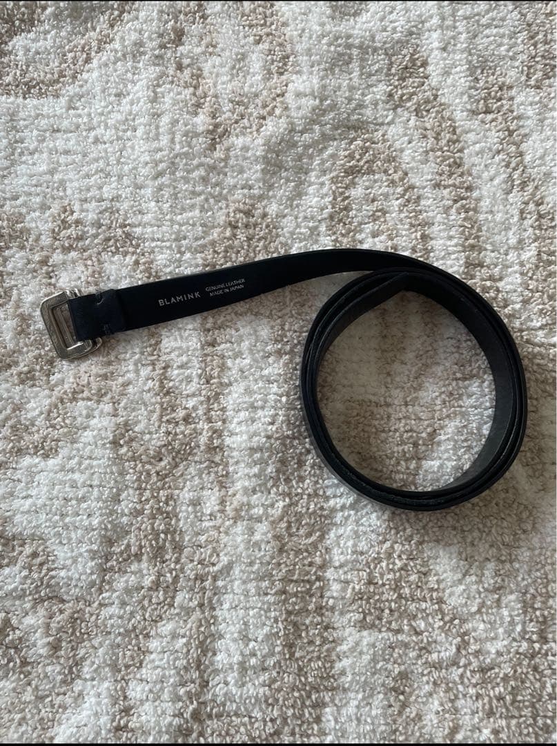 BLAMINK ブラミンク ナローベルト（BLACK）