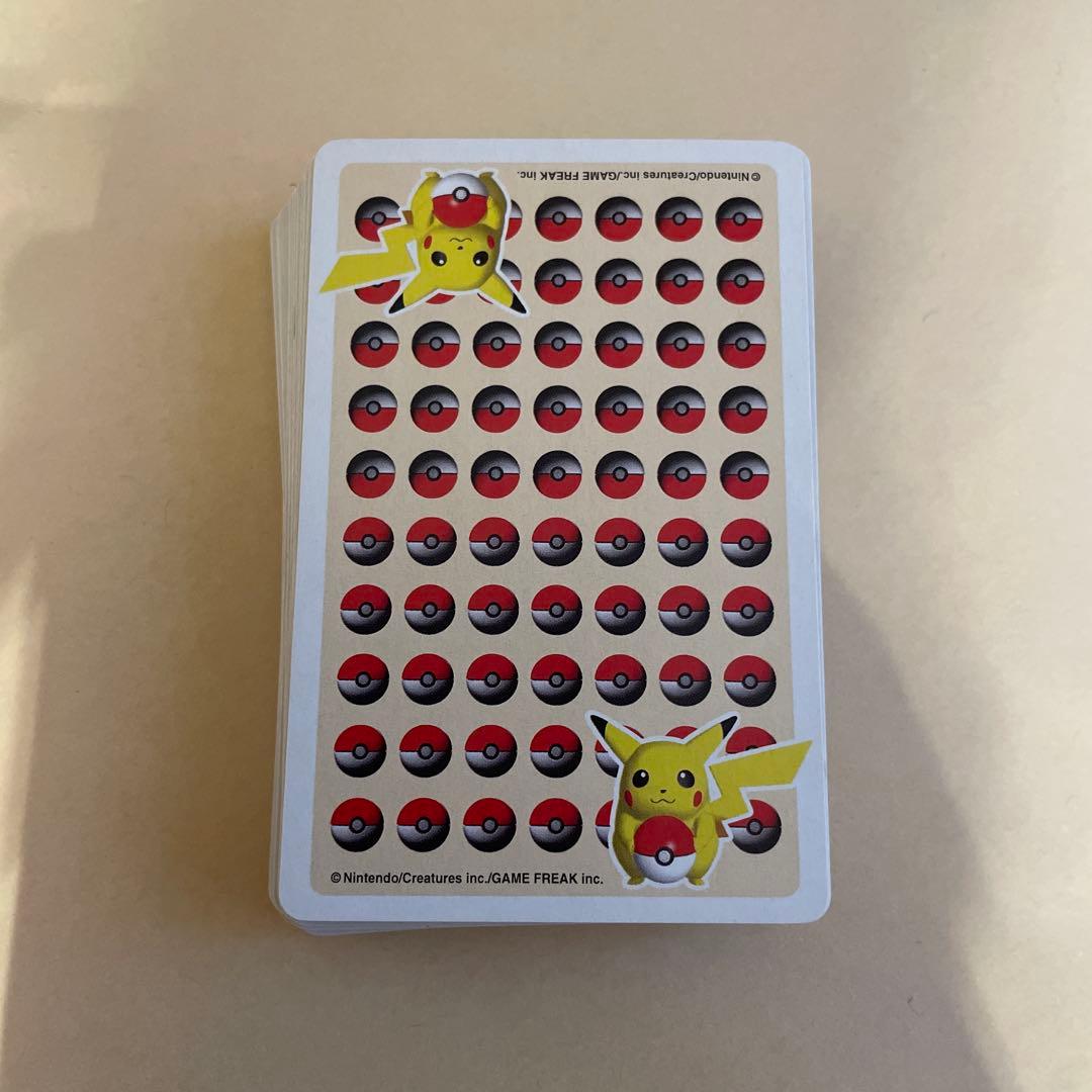ポケットモンスターポケモン　イエロー トランプセット ピカチュウ