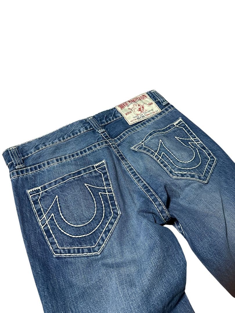 TRUE RELIGION USA製 デニム W32 フレア Y2K IO着用