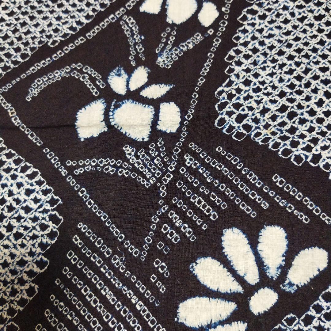 m-1918 鳴海絞り 木綿 未使用反物 11m36cm 美品