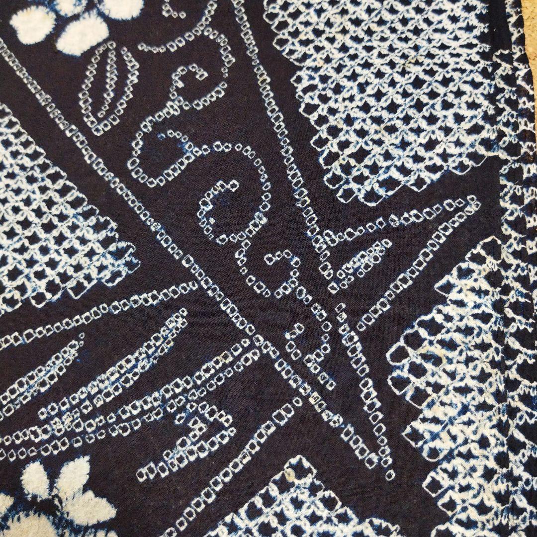 m-1918 鳴海絞り 木綿 未使用反物 11m36cm 美品