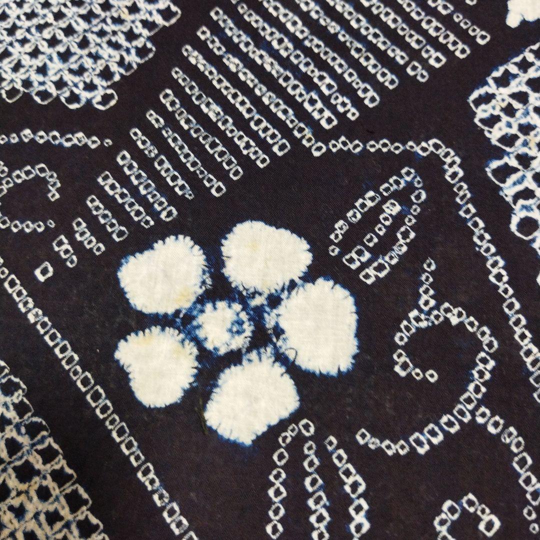 m-1918 鳴海絞り 木綿 未使用反物 11m36cm 美品