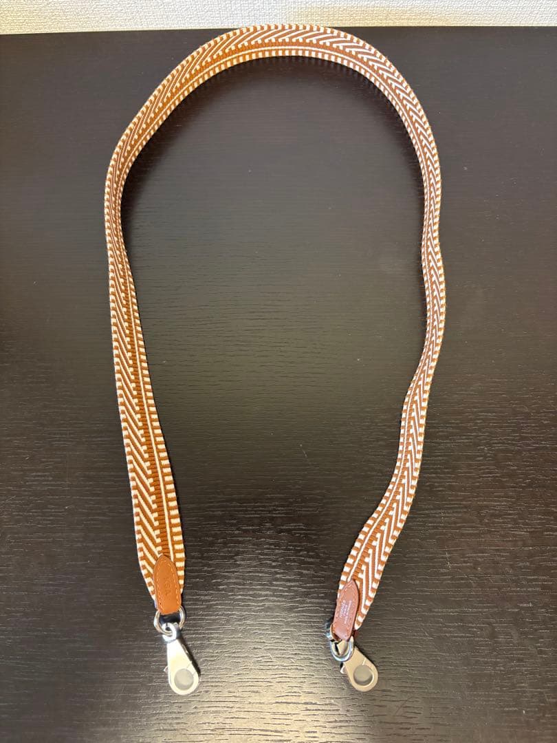 【新品未使用】エルメス♡バンドリエール　ショルダーストラップ　シルバー金具