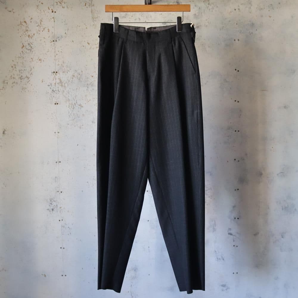 パンツ MAATEE&SONS MILITARY SLACKS WOOL STRIPE