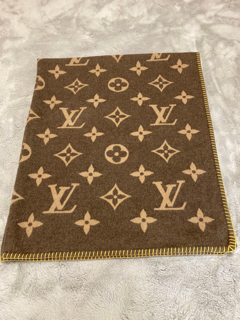 ☆ルイヴィトン☆ モノグラム　リバーシブルブランケット