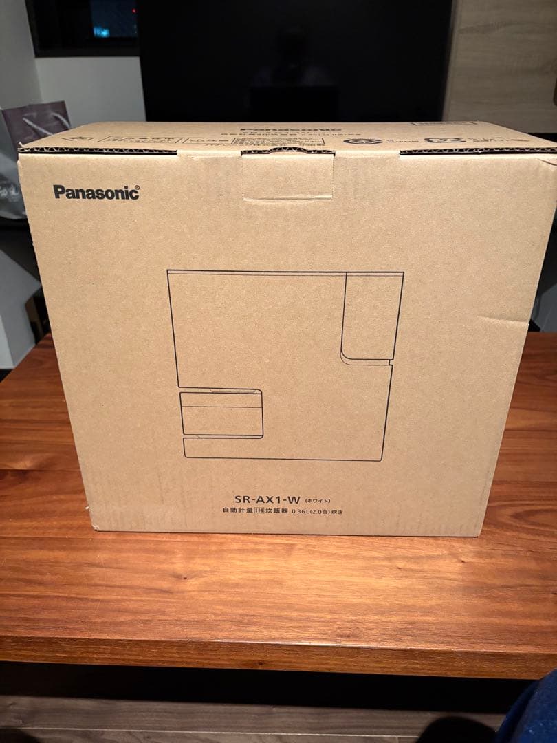［未開封］Panasonic SR-AX1-W 炊飯器