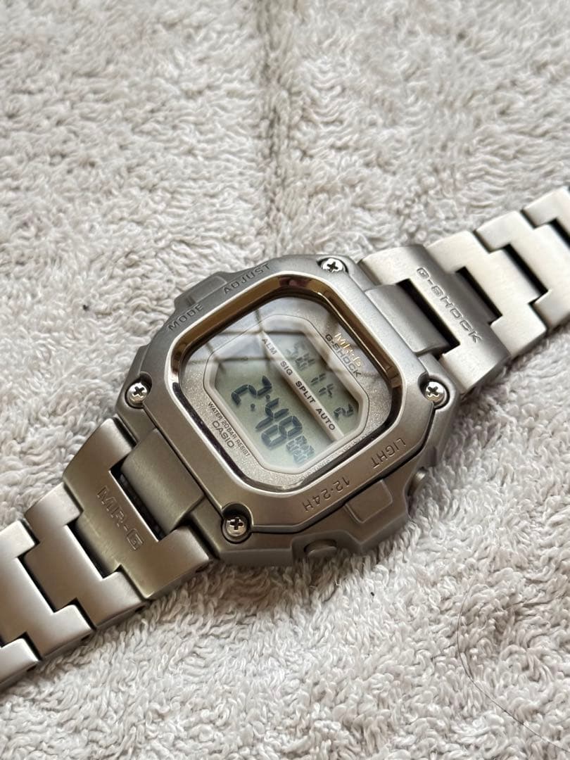 【極美品】カシオMRG-110T初代フルメタルGショック角形チタン