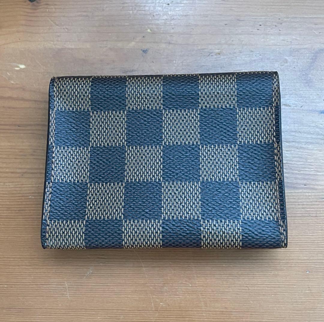 LOUIS VUITTON ダミエ名刺入れ＊イニシャル入り