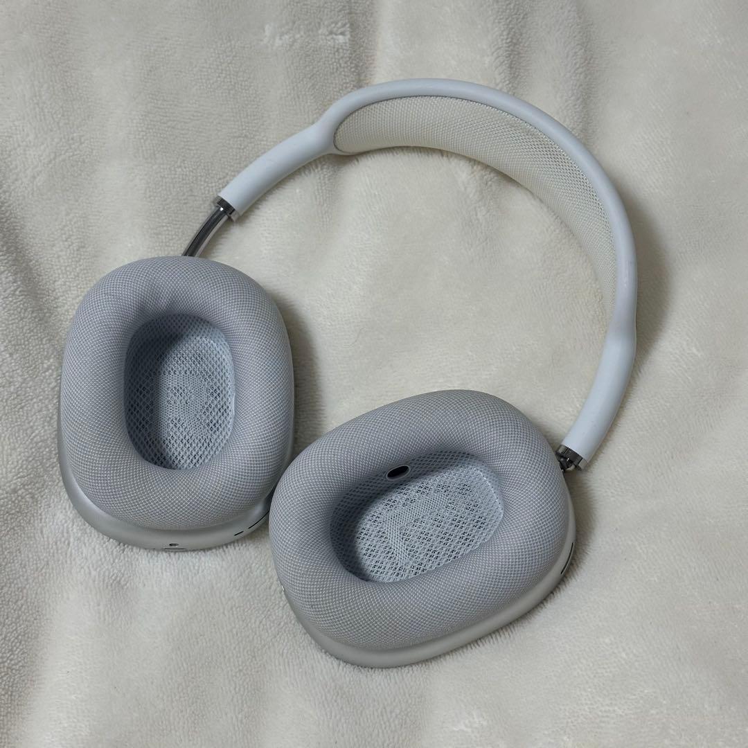 【美品】AirPods Max シルバー正規品付属ケース付きノイズキャンセリング