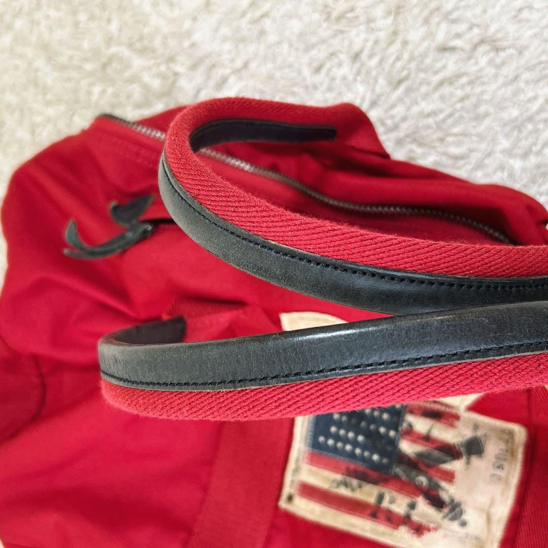 ポロジーンズ★2Wayボストンバッグ★星条旗パッチ★ナンバリング★ヴィンテージ