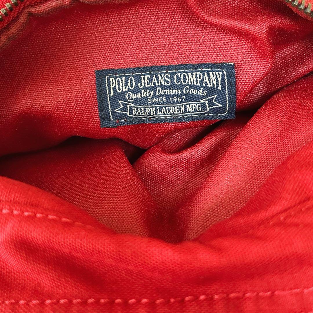 ポロジーンズ★2Wayボストンバッグ★星条旗パッチ★ナンバリング★ヴィンテージ