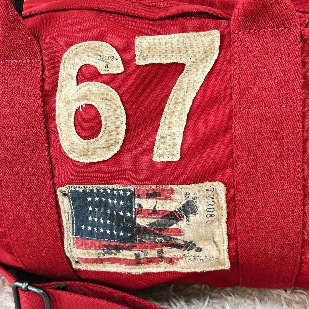 ポロジーンズ★2Wayボストンバッグ★星条旗パッチ★ナンバリング★ヴィンテージ