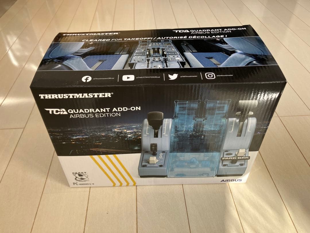 PC用ゲームコントローラー・コンバーター Thrustmaster TCA Quadrant Add-On Airbus