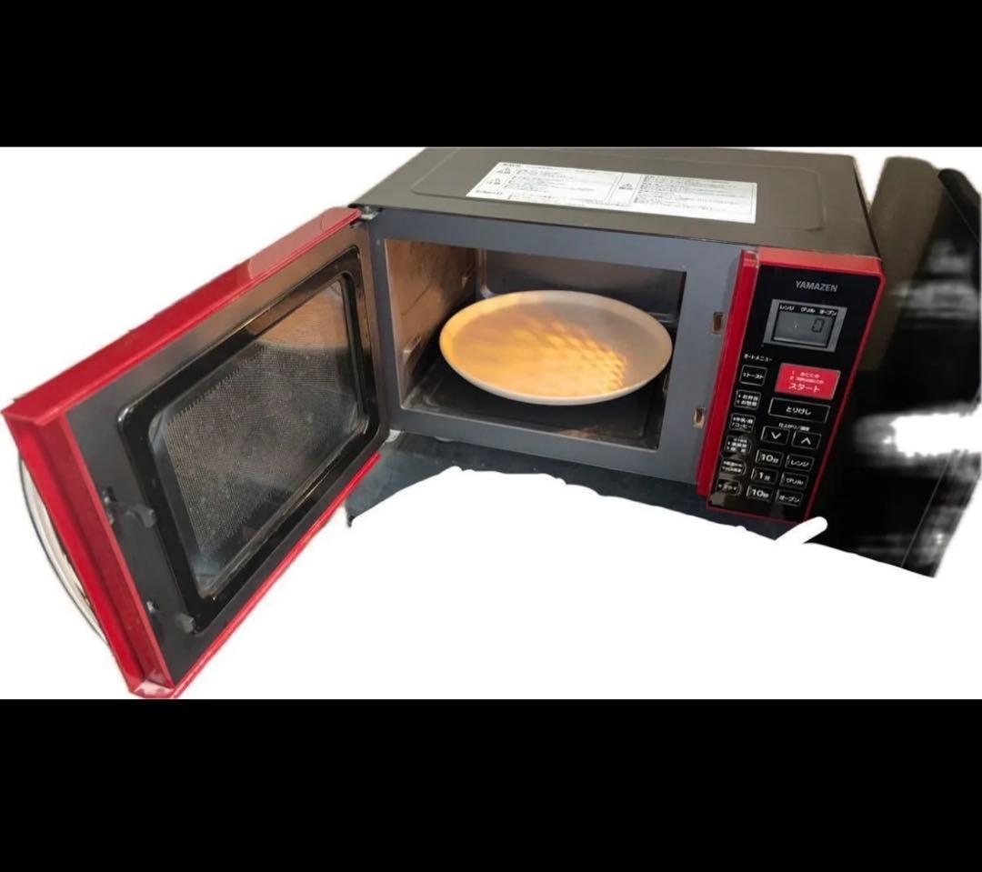 山善　オーブンレンジ MOR-Y165（R）17年製YAMAZEN ヘルツフリー