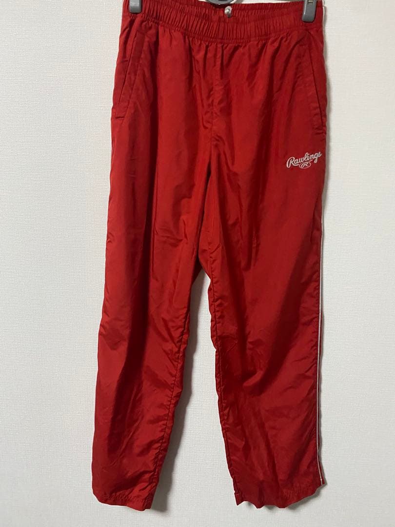 Rawlingsローリングス 野球 アシックスハーフジップ 上下セットアップ L