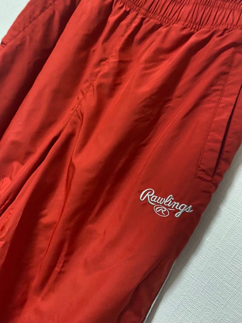 Rawlingsローリングス 野球 アシックスハーフジップ 上下セットアップ L