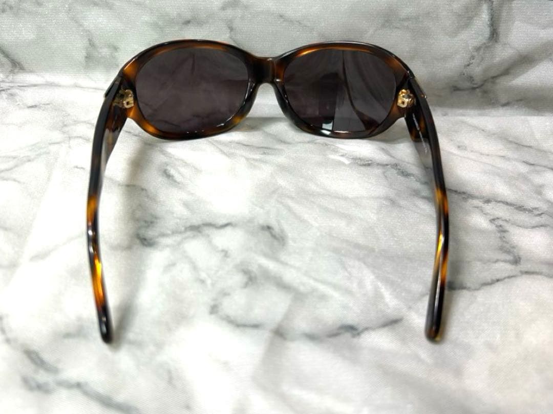 シャネル CHANEL サングラス サイドロゴ付き べっ甲 ブラウン系
