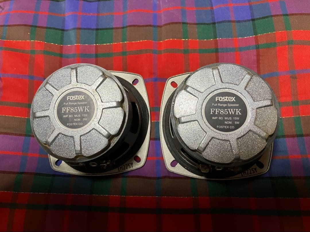 Fostex FF85wk 8cmフルレンジ +Victor小型箱 ペア