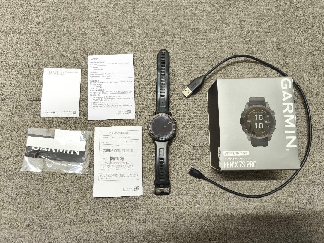 GARMIN FENIX 7S PRO ブラック