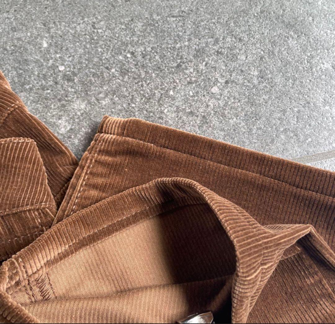 グッチ GUCCI 良質コーデュロイパンツ　美脚　ブラウン　美品 レア